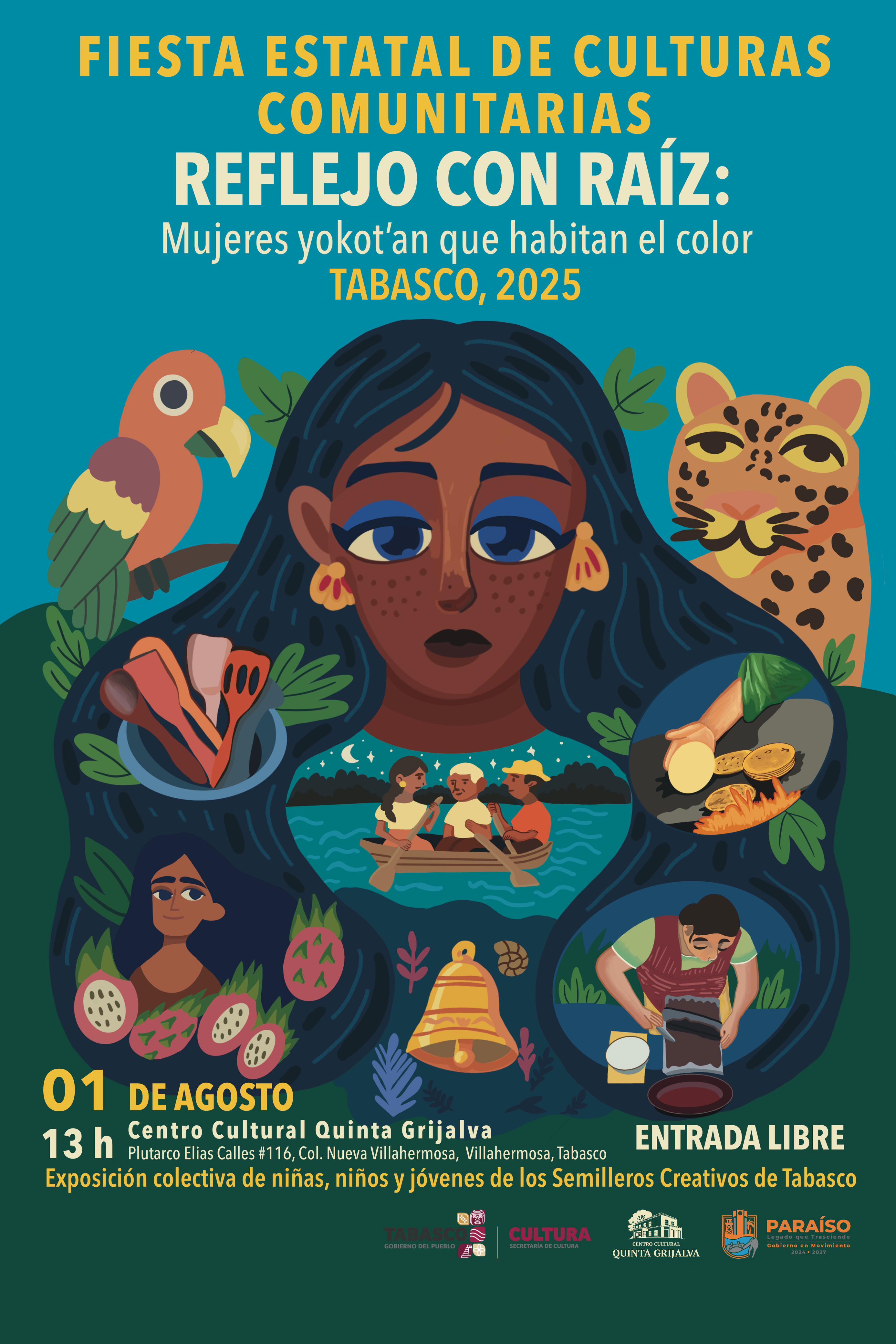 Actividad Cultural Comunitaria: Reflejo con raíz: mujeres Yokot’an que habitan el color